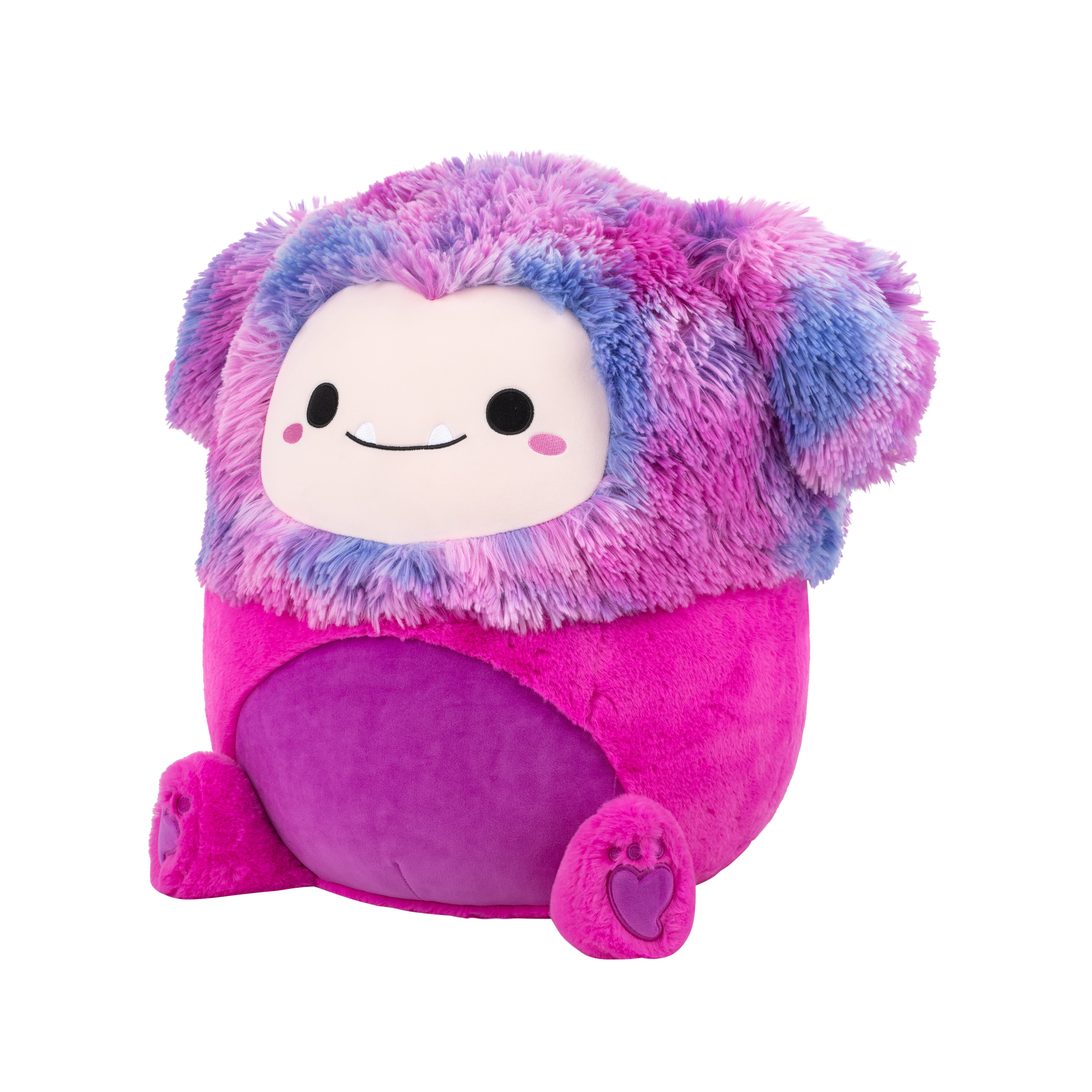 Squishmallows FuzzAMallow Official 16 inch Woxie the Magenta Bigfoot - Child's Ultra Soft Stuffed Plush Toy