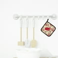 thumbnail image 3 of Beetle Shabby Chic Yellow Roses Pair of Pot Holders, 3 of 3