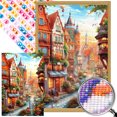 thumbnail image 1 of 5D DIY Taladro Parcial AB Diamante Pintura Casa Kit 45x65cm, 1 of 9