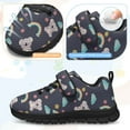 thumbnail image 6 of Psesaysky Children's Velcro Sneakers for School Cartoon Sloth Printed Sports Shoes for Kids Girls Convenient to Wear Size 11-15, 6 of 7