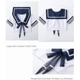 thumbnail image 5 of Conjunto de lencería de cosplay con medias para mujer, disfraz de colegiala traviesa de anime japonés, Lolita, marinero y medias, 5 of 5