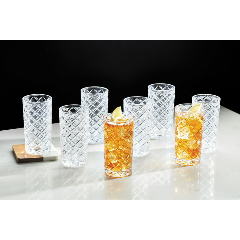 Better Homes & Gardens Sierra Cooler Drinking Glasses, 8 Piece