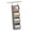 Gray, variant on Compact Foldable Hanging Storage Featuring Reinforced Hooks For Laundry Room And Zone