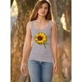 thumbnail image 2 of Sunflower Racerback Tank Women -SPIdeals Designs, Female Medium, 2 of 4