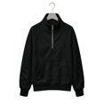 thumbnail image 4 of Girls Half Zip Pullover Sweatshirt Long Sleeve Workout Shirts Fall Clothes Boys Gilrs Mock Neck Athletic Tops Lightweight Fleece Quarter Zip Pullover Kids Teens Sportswear for Golf Yoga Tennis, 4 of 9