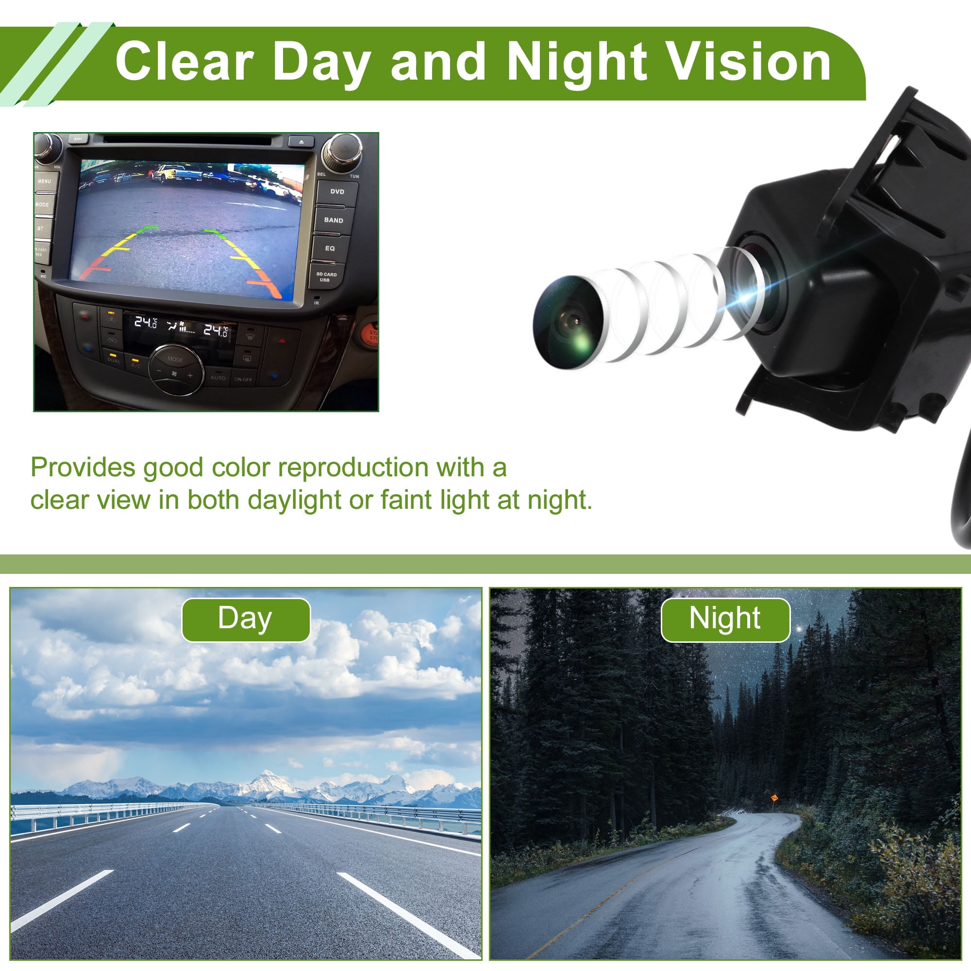 Unique Bargains Car Park Assist View Backup Camera for Buick Enclave and for GMC Acadia
