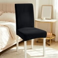 thumbnail image 4 of Dmlowu Stretch Chair Covers for Dining Chairs, Thick Knit Seat Covers for Restaurant Kitchen Home, Washable Removable, One Size fits 17.7-21.6 inches, 4 of 6