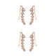 thumbnail image 2 of Pendientes Sonducket 7 Crystal Ear Cuffs Hoop Climber Accesorios de joyería Type5 NO5, 2 of 5
