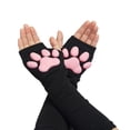 thumbnail image 3 of Kawaii Cat Paw Mittens Gloves Cute Soft 3D Toes Beans Fingerless Gloves Cat Claw Paws Pads Sleeves Cat Cosplay Accessories, 3 of 6