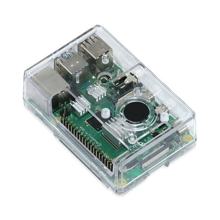 Clear Case for Raspberry Pi 4 with Fan