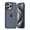 Blue, variant on Shockproof Case For iPhone 15 Pro Max, Translucent Matte Frosted Back with Soft TPU Bumper Protective Cover, Slim Anti-Fingerprint Slim Fit Rugged Shield For iPhone 15 Pro Max, Gray