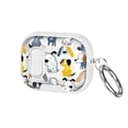 thumbnail image 5 of Rugged Case for AirPods Pro 3, Painted Decoration Shockproof Cover for Airpods Pro 3rd Generation 2025 with Switch and Carabiner, 5 of 7