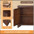 thumbnail image 4 of 40" Console Table with Storage Shelf, Retro Entryway Table with Adjustable Storage Shelf, 4 of 8