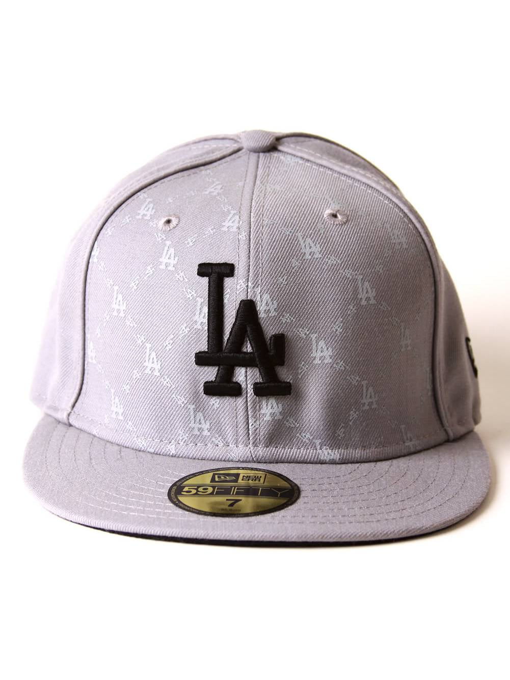 Los Angeles Dodgers Grey Fitted Hat 
