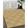 thumbnail image 3 of Ahgly Company Machine Washable Indoor Square Transitional Yellow Orange Area Rugs, 5' Square, 3 of 7