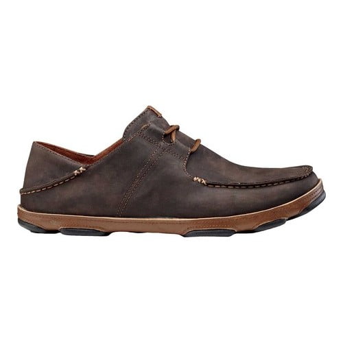 OluKai Men s Ohana Lace Up Nubuck Moc Toe Shoe Walmart