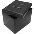 thumbnail image 1 of Taburete otomano con reposapiés AmasSmile®, plegable, 43 L, 1 of 6