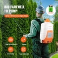 thumbnail image 4 of VEVOR 4-Gallon Battery Powered Backpack Sprayer, Adjustable 0-90 PSI Pressure, 4 of 12