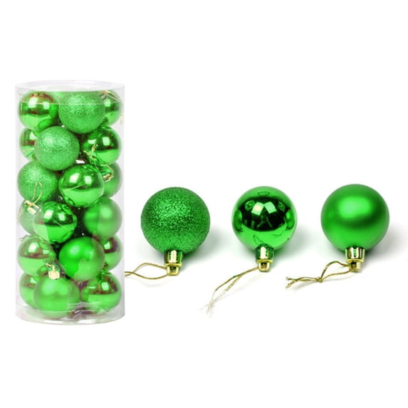 Sunjoy Tech 24Pcs Christmas Tree Balls Festival Home Party Mall Xmas Hanging Decor Ornament
