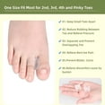thumbnail image 4 of XIRQI Toe Separator, Gel Toe Spacers Straightener, Hammer Toe Corrector for Feet Women and Man 10 Pcs/Lot,Toe Bunion Spreaders for Overlapping Toes Women, 4 of 4