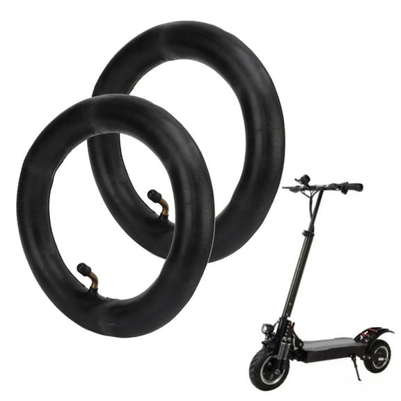 2 Pack Inner Tube 10x2.125,Tyre Tool Inflatable Butyl Rubber Inner Tube with Coppery Angled Valve Stem,Reinforced Material