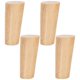 thumbnail image 3 of Wooden Furniture Legs for Sofa Dresser Cabinet Khaki Color Premium Wood Material Easy to Install, 3 of 4