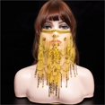 thumbnail image 2 of Belly Dance Face Veil Women Belly Dance Face Veil Tribal Belly Dance Veils For 9 Colors Available, 2 of 7