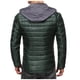 thumbnail image 4 of Chaqueta de algodón negro casual de color sólido con cuello con capucha y cremallera para jóvenes Pompotops oipoqjl20244, 4 of 9
