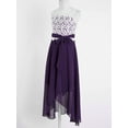 thumbnail image 7 of Alvivi Kids Girls Hollow Lace Chiffon Dress Birthday Party Floor Length Gown 4-14, 7 of 7