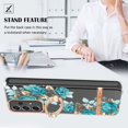 thumbnail image 2 of Allytech Galaxy A33 5G Case Cover, Soft TPU Back Cover with Ring Holder Stand Shockproof Anti-Scratch Slim Fit Bumper Phone Case for Samsung Galaxy A33 5G, Green Flower, 2 of 4