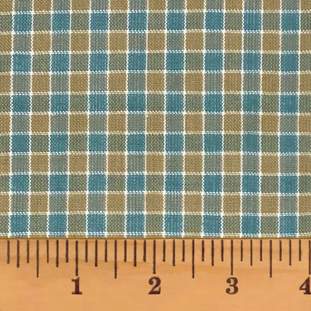 JCS Bluegrass 4 Plaid Homespun Cotton Fabric Sold by the Yard