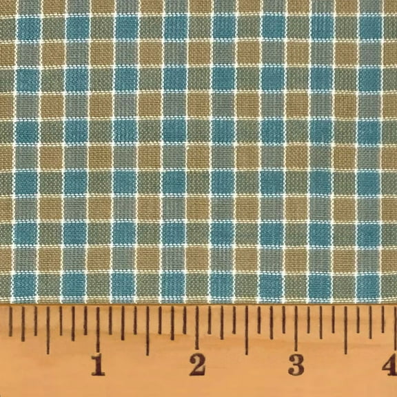 JCS Bluegrass 4 Plaid Homespun Cotton Fabric Sold by the Yard