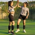 thumbnail image 6 of Unique Bargains Shin Guards with Honeycomb Pads Polyester Youth Soccer Shin Gear for Football Basketball Cycling Protective Comfortable Black S 2 Pairs, 6 of 6