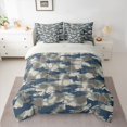 thumbnail image 2 of jejeloiu Rustric Camouflage 7-Piece Twin Bedding Sets,Wildlife Hunting Bedding Comforter Set,Blue Green Brown Sheet Sets For Adults,Super Cozy Room Decor Reversible, 2 of 8