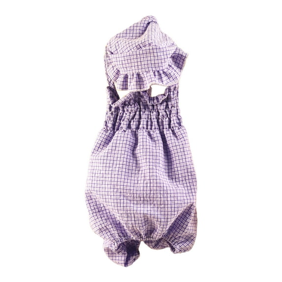 AURORA TRADE 1 Set Pet Shirt Soft Texture All Match Lightweight Small Plaid Puppy Coat Summer Accessories