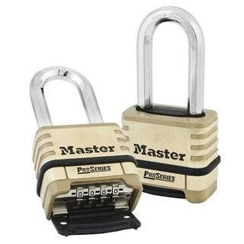 Master Lock ProSeriesResettable Combination Locks, 3/8"Dia, 15/16"L X 15/16"W, Boxed - 4 EA (470-1175LH)