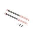 thumbnail image 2 of Lipstore 2 Pieces Battle Ropes Non Slip Handle Workout Ropes for Outdoor Gym Battling pink, 2 of 8