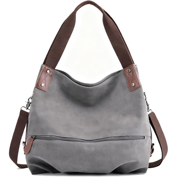 Sunyuer Women Canvas Tote Bag Travel Shoulder Bag Large Capacity Crossbody Top Handle Fashion Handbags