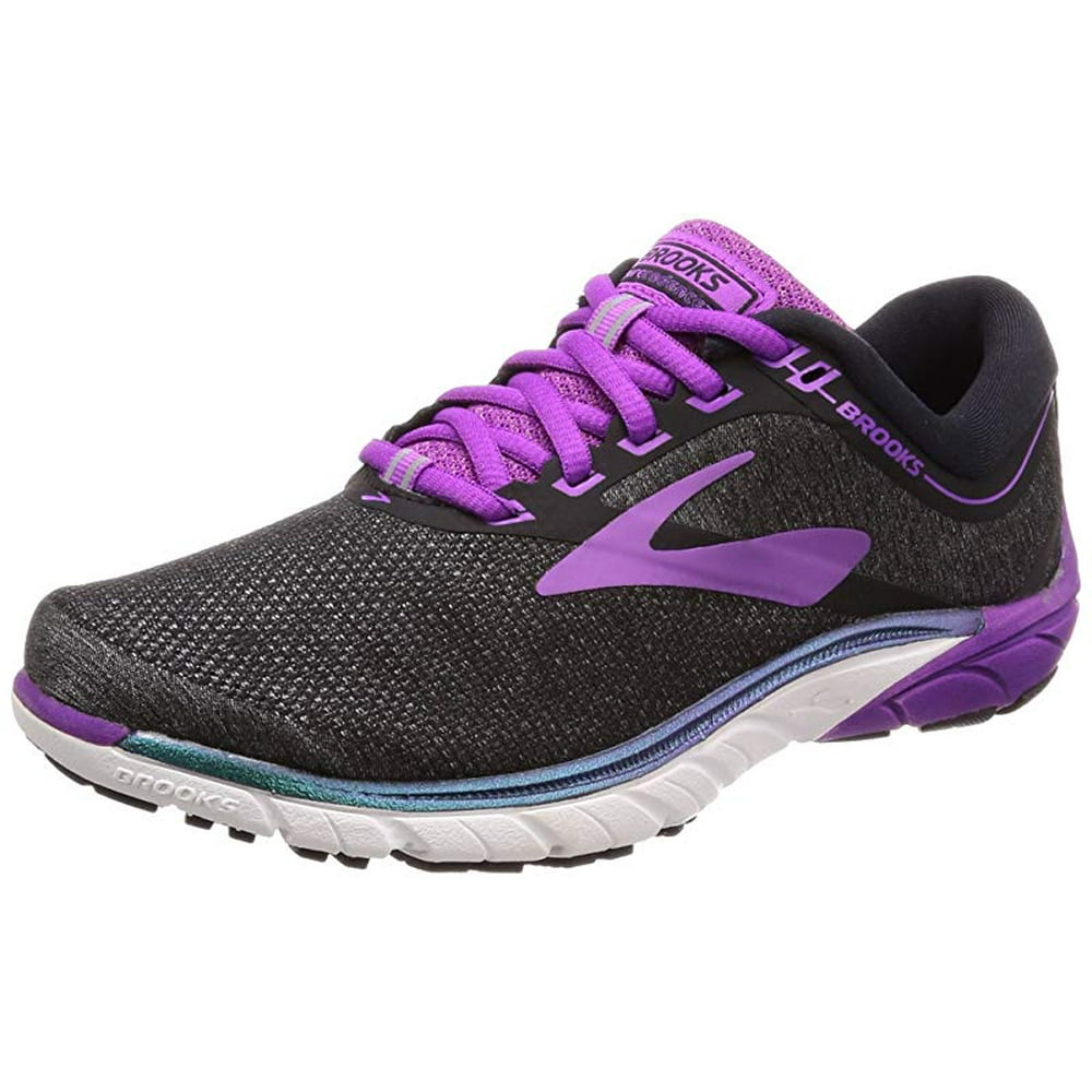 Brooks - Brooks Women's PureCadence 7, Black/Purple/Multi, 10 B(M) US ...