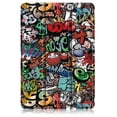 thumbnail image 2 of SaniMore for Amazon Fire HD 8 & 8 Plus (12th/10th Generation, 2022/2020) Case, Auto Sleep/Wake, Rugged PC Case with Tri-Fold Kickstand Shockproof Protective Case for Women Men, Graffiti, 2 of 8