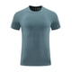 thumbnail image 2 of Ceisia Men's Solid Color Linen Blend T-shirt Short Sleeve Round Neck Loose Fit Casual Daily Tee Tops Dark Blue XL Gifts, 2 of 7