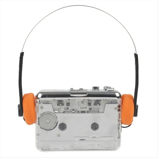 Reproductor de Casetes TON010B, Grabador de Cinta Portátil A MP3, Captura de Casetes USB Transparente A Formato MP3, Reproductor de Música de Cinta A
