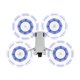 thumbnail image 4 of sweethay Hélice de Dron de 8 piezas, pieza de accesorios de doble cara con destornillador, accesorios de repuesto para Mini 3 Pro, blanco y naranja Accesorios para aéreos Blanco azul, 4 of 6