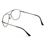 Metal Aviator No Line Progressive Trifocal Clear Lens Reading Glasses - Better Then Bi-Focal bifocal Reader