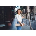 thumbnail image 2 of Julia Buxton Women's Pebble Vegan Leather RFID Ultimate Double Zip Organizer, White Pepper, 2 of 8