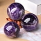 thumbnail image 2 of 1 bola de amatista natural de ensueño pulida, bola de masaje, piedra curativa de Reiki, decoración del hogar, regalos exquisitos, regalos de recuerdo, 2 of 5