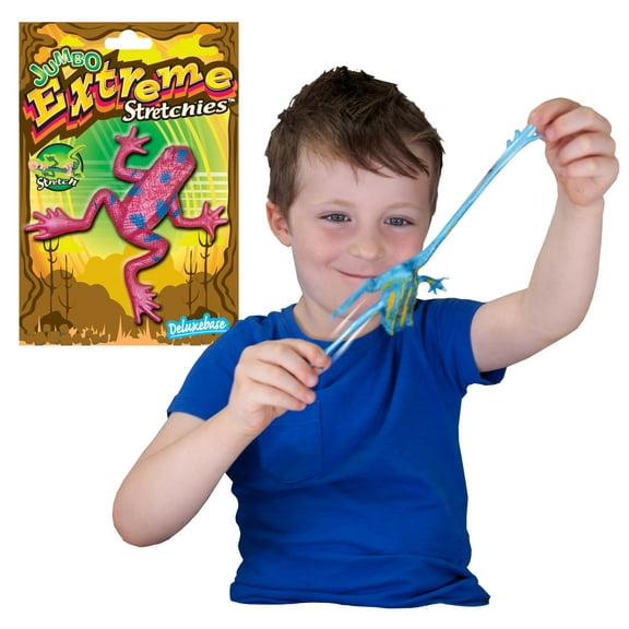 Jumbo Extreme Stretchies Frog by Deluxebase – Large Squishy Stretchy Frog Toy, Stress & Fidget Relief