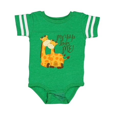 

Inktastic My Yaya Loves Me! Gift Baby Boy or Baby Girl Bodysuit