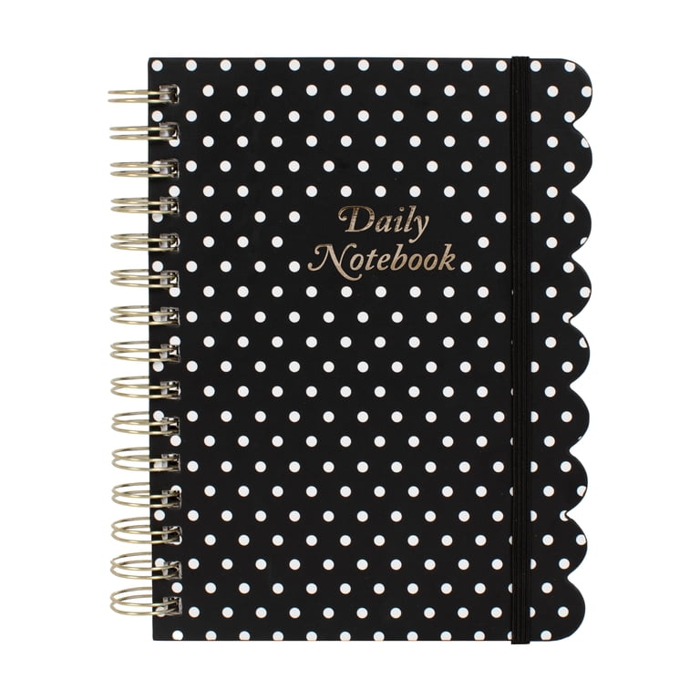 Hardcover Spiral Journal with Scalloped Edge photo 1