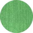 thumbnail image 1 of Ahgly Company Indoor Round Oriental Emerald Green Industrial Area Rugs, 6' Round, 1 of 4